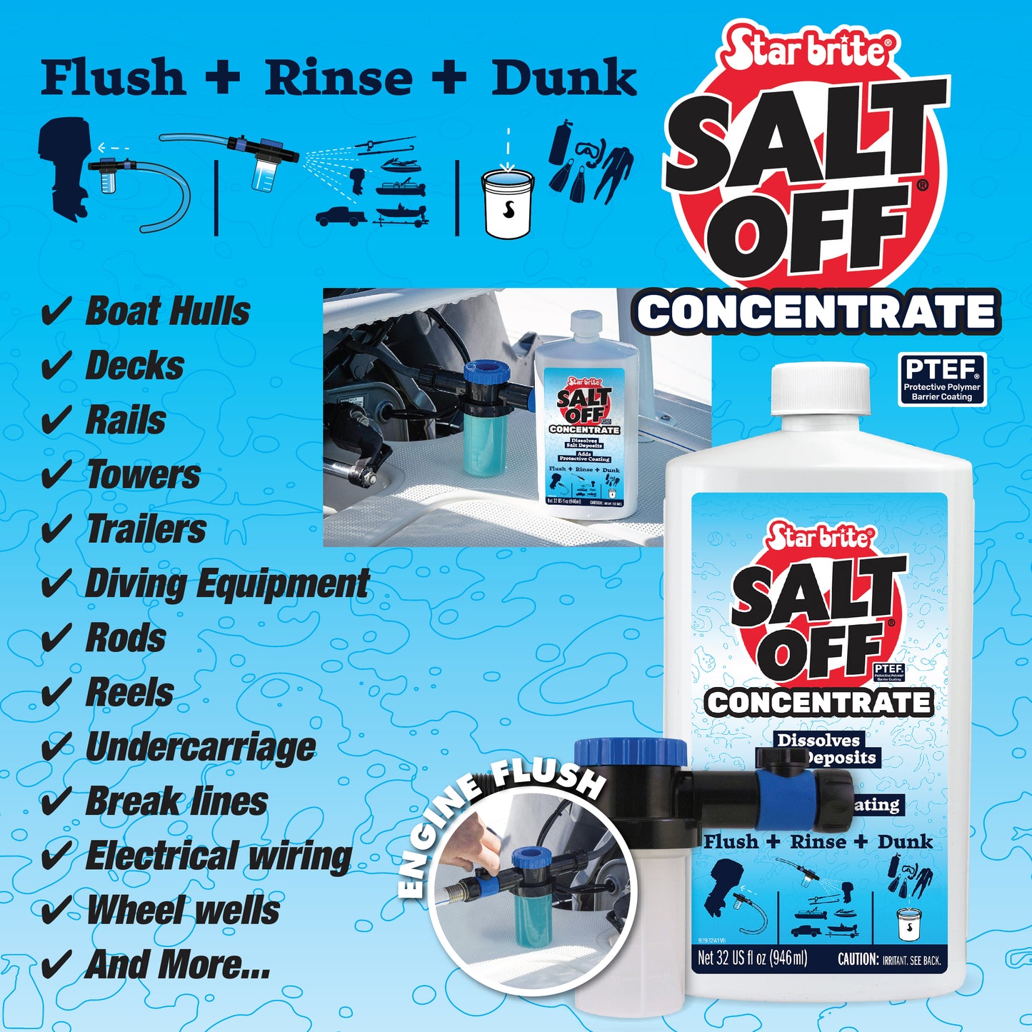 Salt Off Concentrate - Salt Remover Wash & Engine Flush
