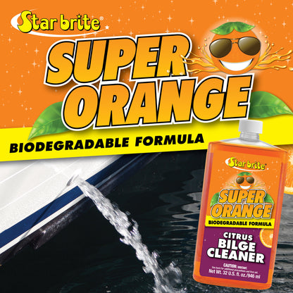 Super Orange Citrus Bilge Cleaner - Emulsifies Oil, Fuel