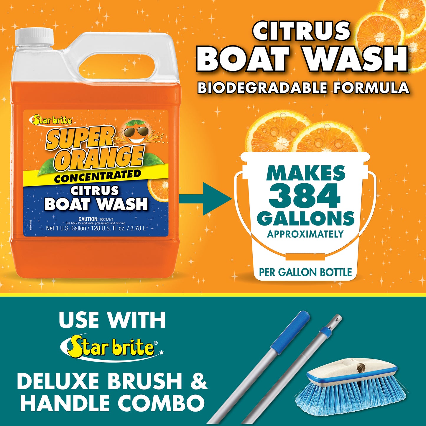 Super Orange Citrus Boat Wash Concentrate