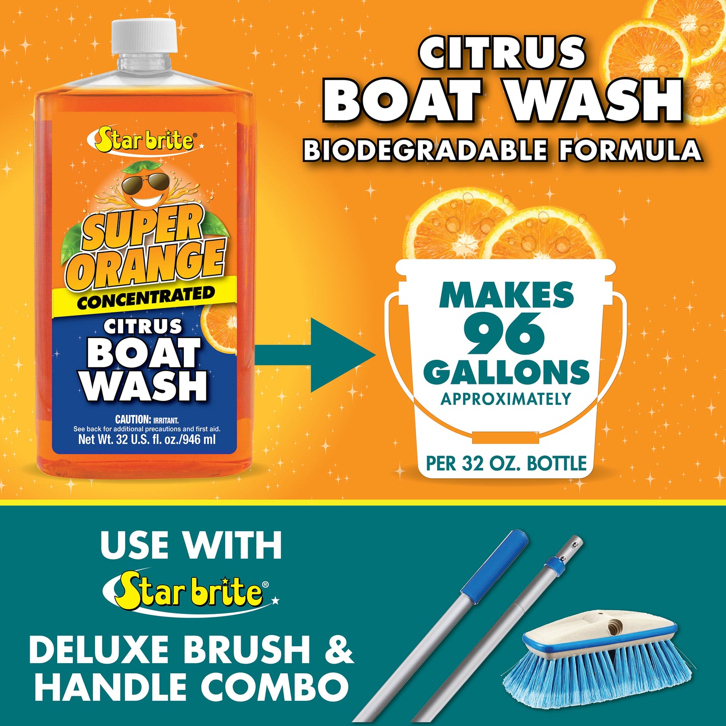 Super Orange Citrus Boat Wash Concentrate