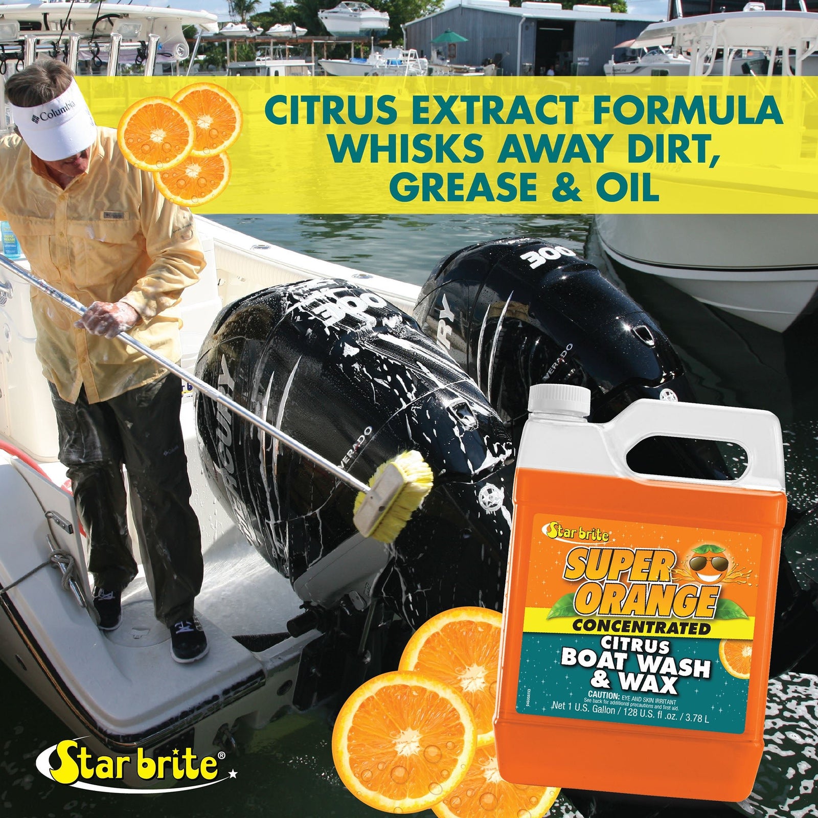 Citrus Boat Wash & Wax Concentrate - Star brite Distributing, LLC