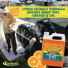 Citrus Boat Wash & Wax Concentrate - Star brite Distributing, LLC