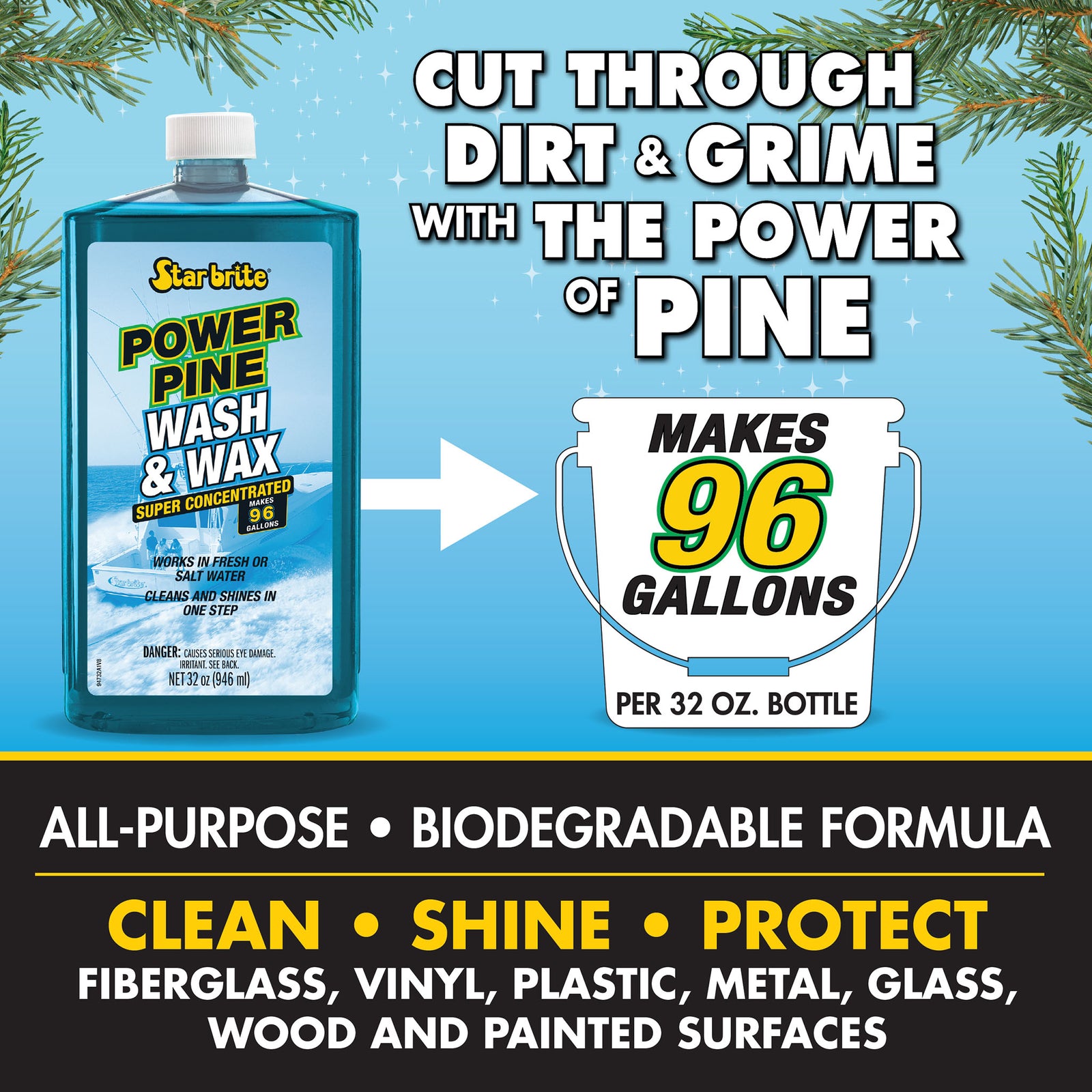 Power Pine Wash & Wax Super Concentrate