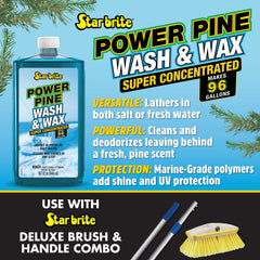 Power Pine Wash & Wax Super Concentrate - Star brite Distributing, LLC