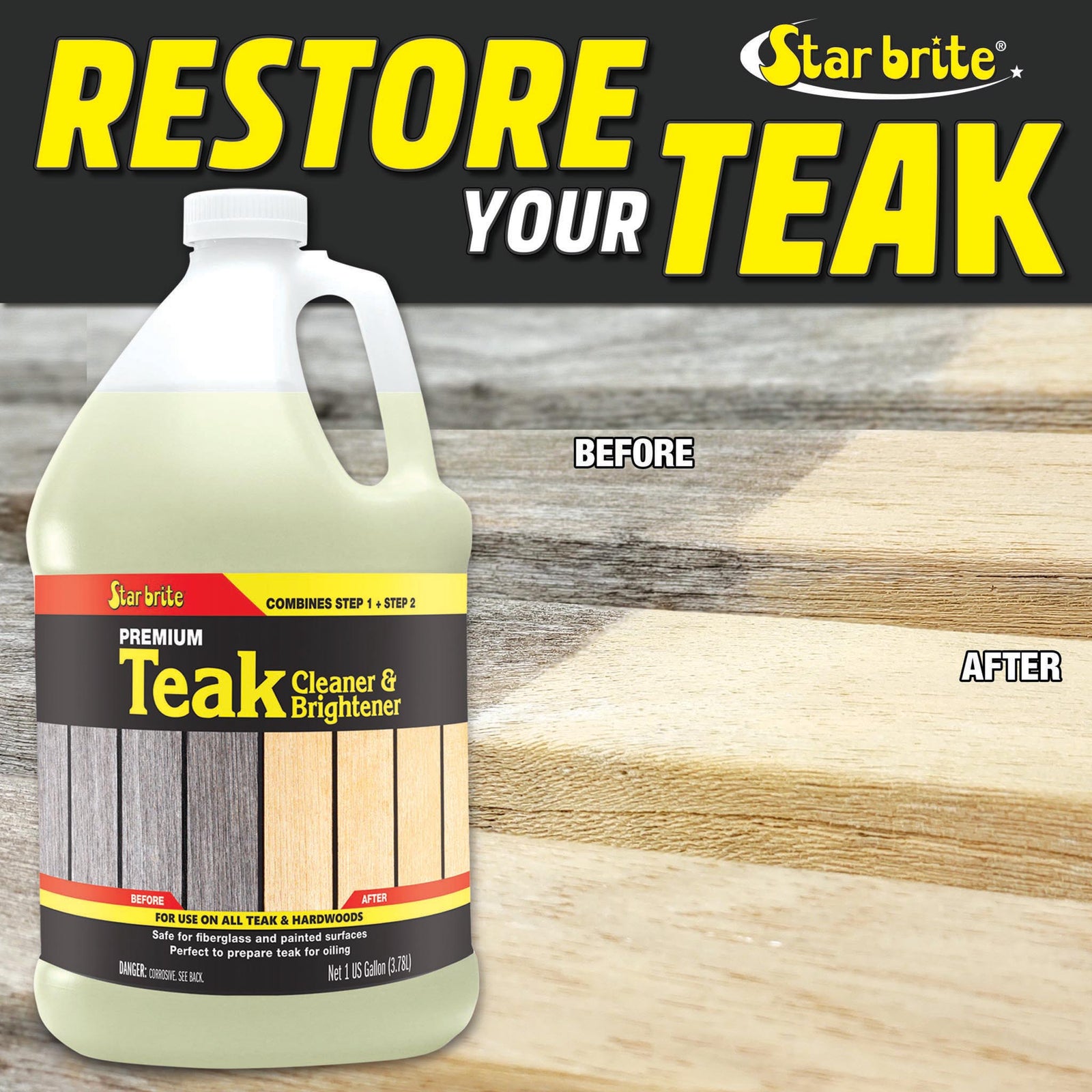 Teak Cleaner & Brightener