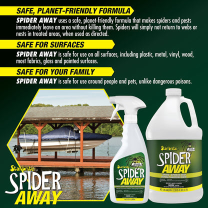 Spider Away – Simply Chase Pesky Spiders & Keep Them Away - Star brite Distributing, LLC