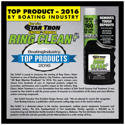 Star Tron Ring Clean+ Fuel Injector Cleaner - Star brite Distributing, LLC