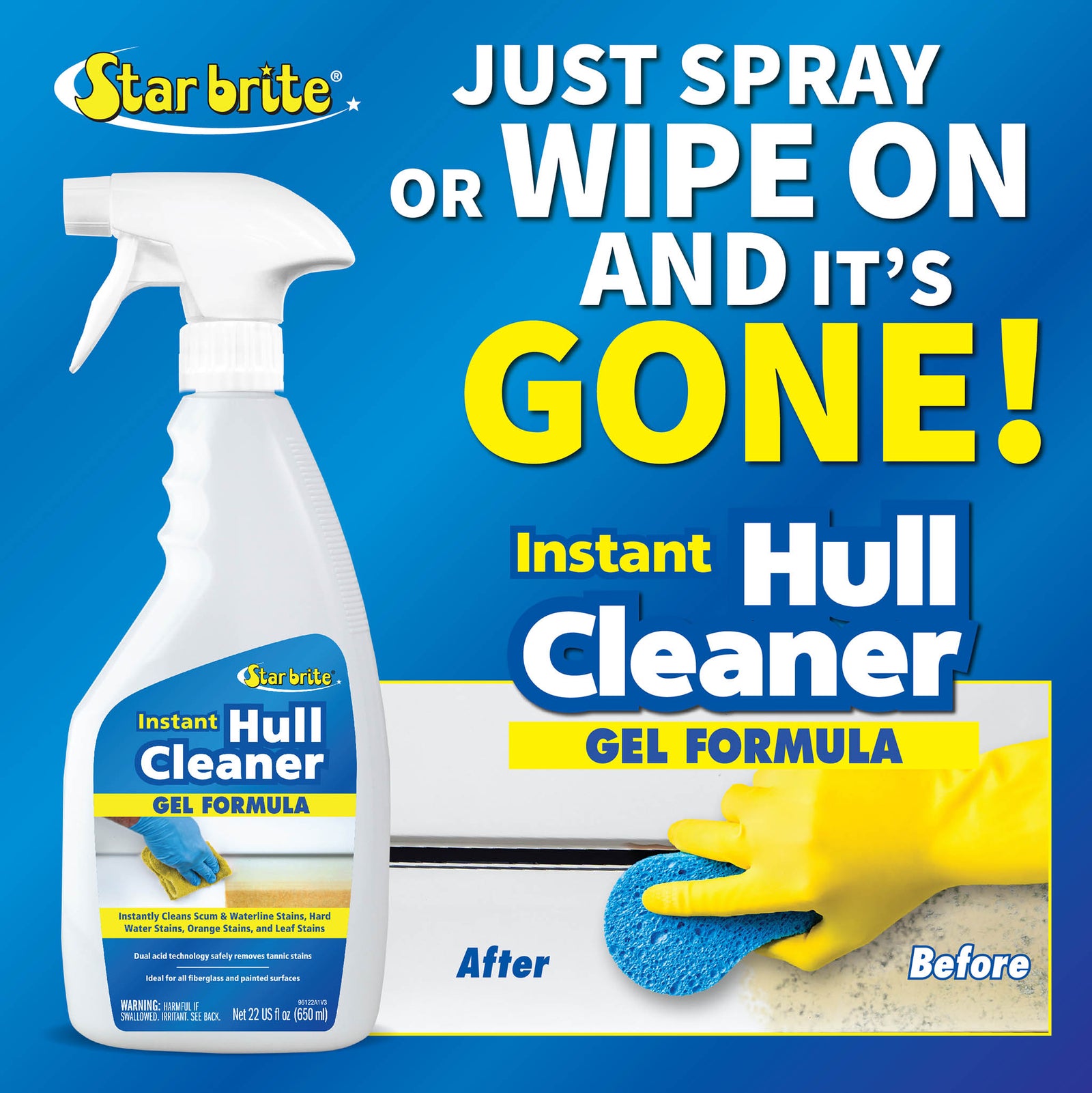 Instant Hull Cleaner Gel Formula