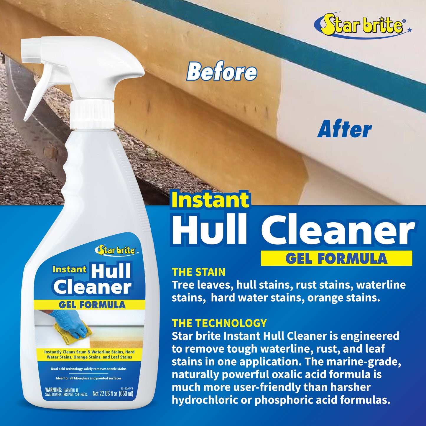 Instant Hull Cleaner - Easy to Use Formula