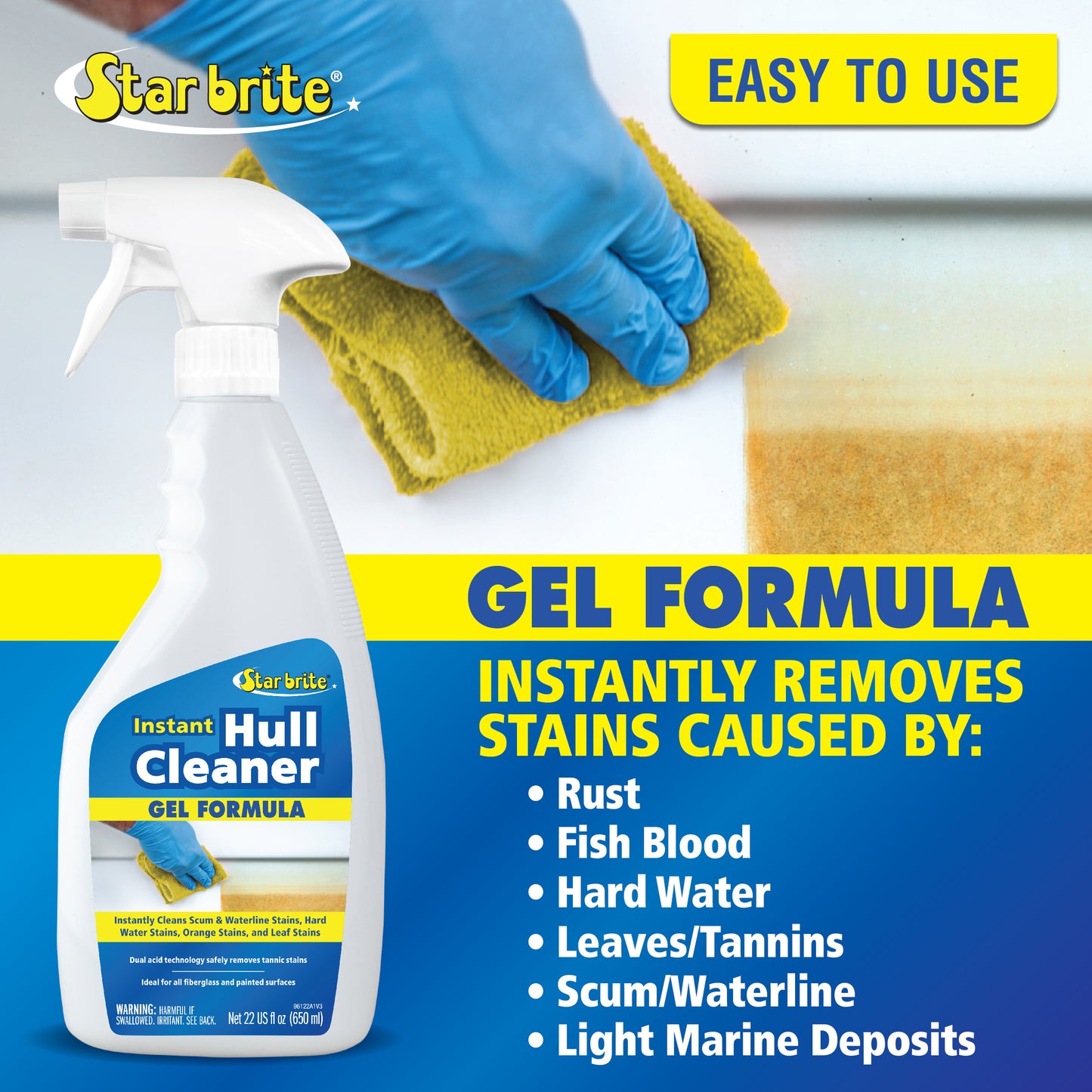 Instant Hull Cleaner - Easy to Use Formula