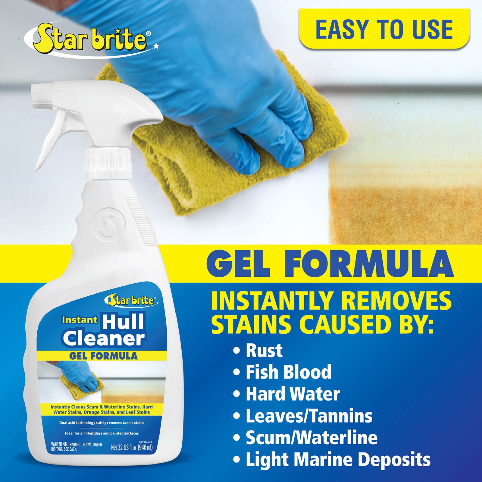 Instant Hull Cleaner Gel Formula
