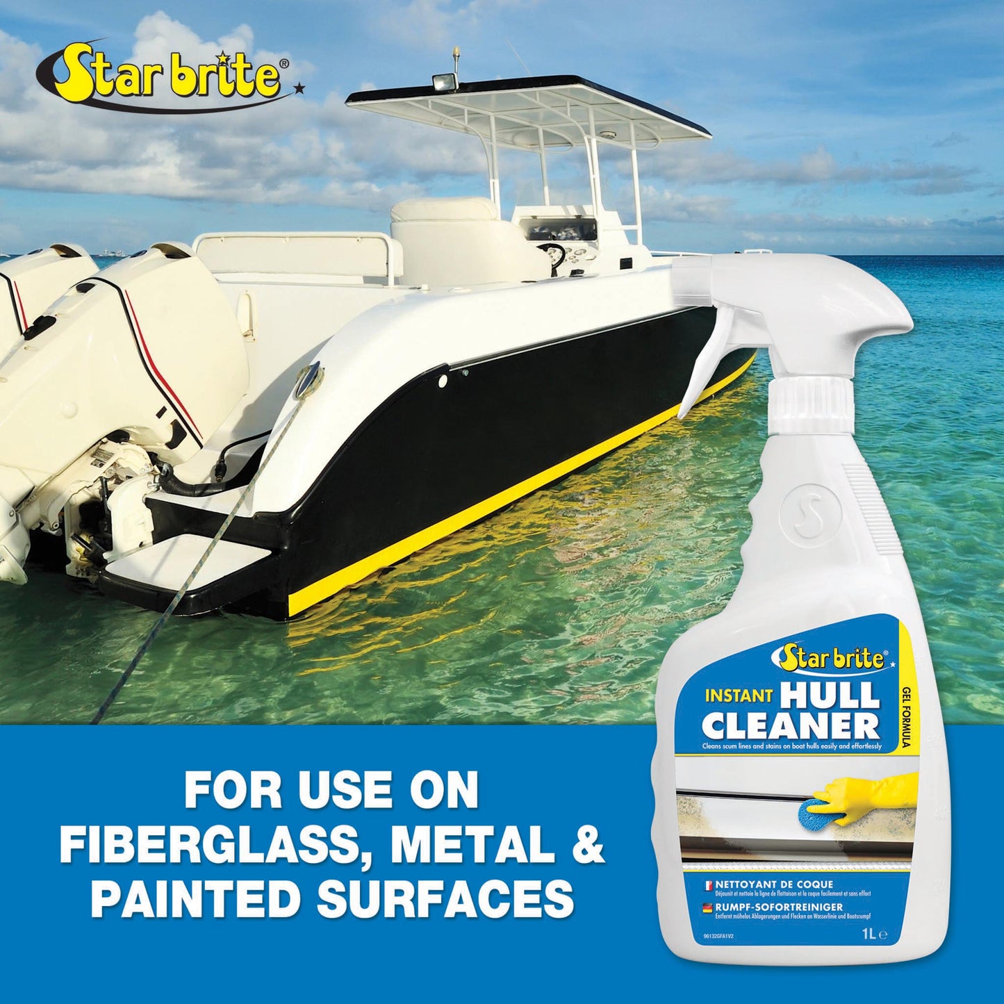 Instant Hull Cleaner - Easy to Use Formula - Star brite Distributing, LLC