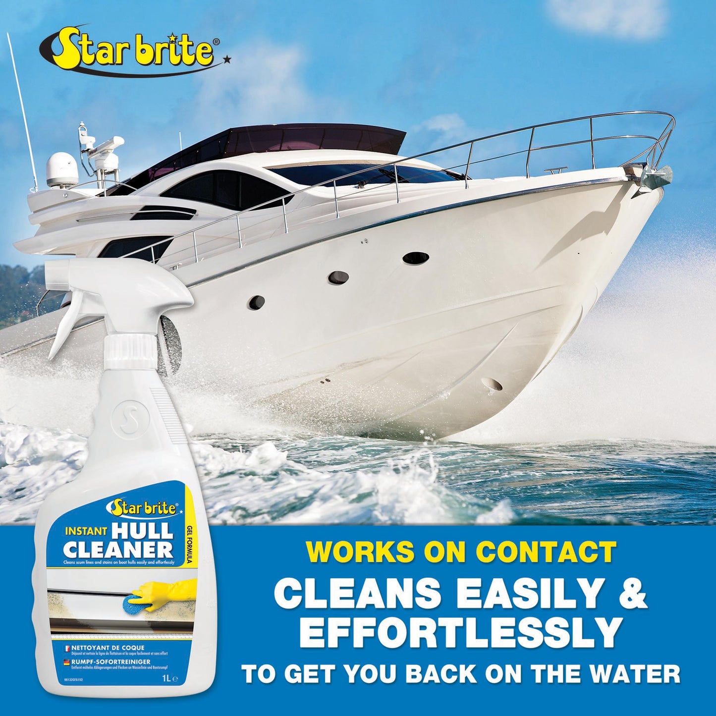 Instant Hull Cleaner - Easy to Use Formula - Star brite Distributing, LLC