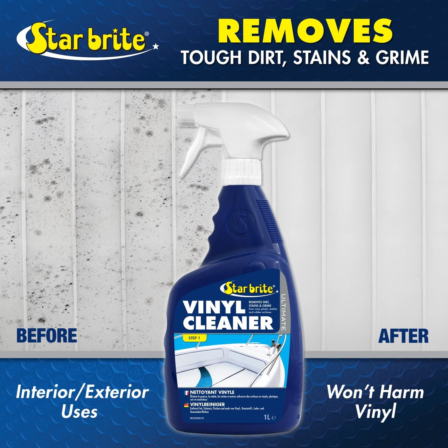 Ultimate Vinyl Clean Spray - Multi - Surface Cleaner - Star brite Distributing, LLC