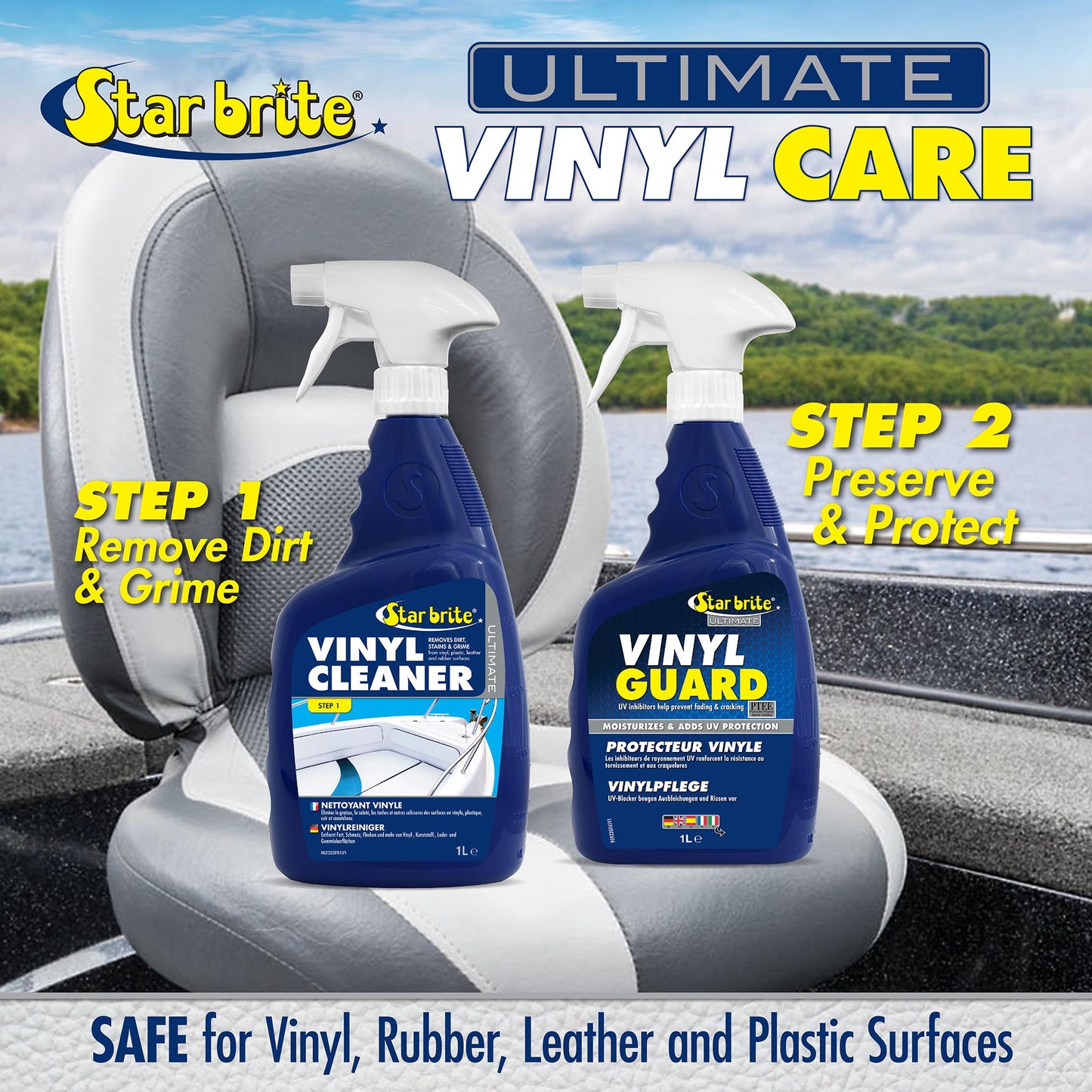 Ultimate Vinyl Clean Spray - Multi - Surface Cleaner - Star brite Distributing, LLC