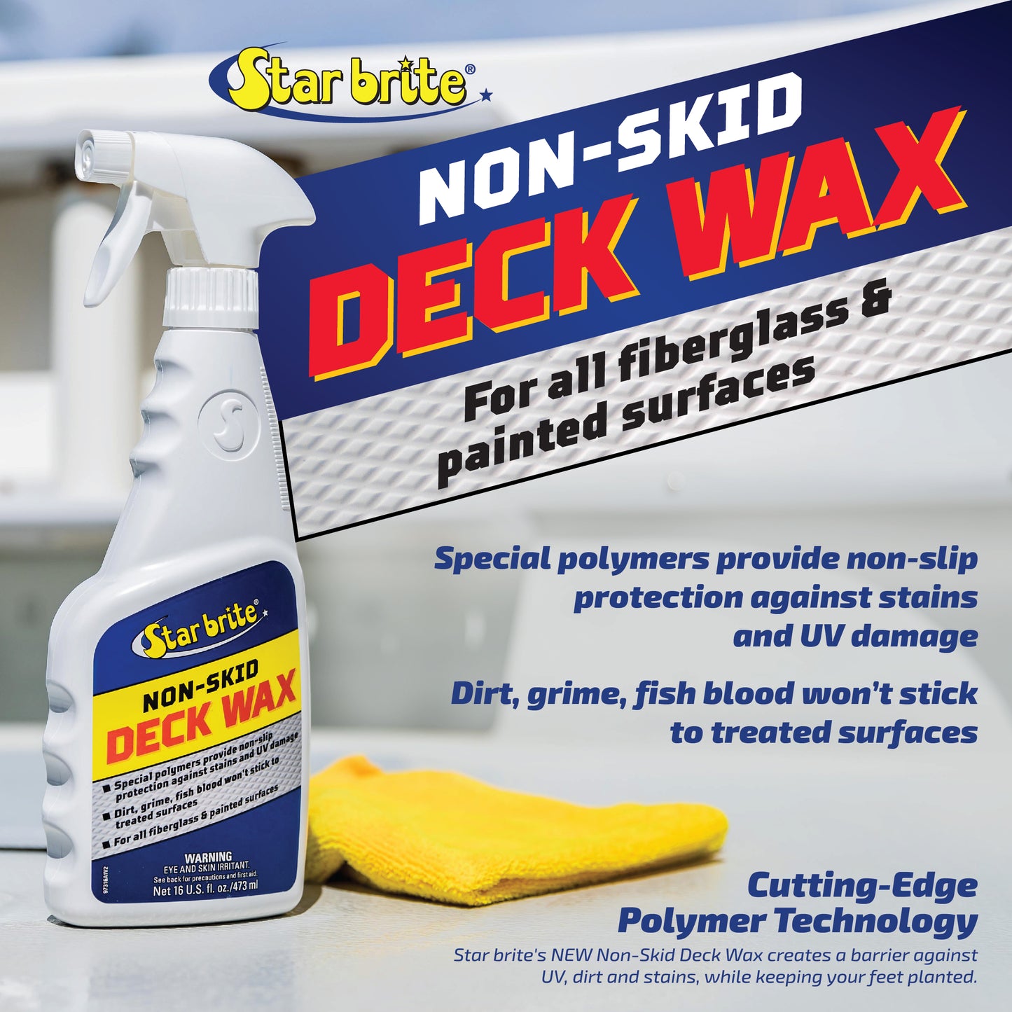 Non-Skid Deck Wax Spray - Ideal Marine Deck Wax Solution