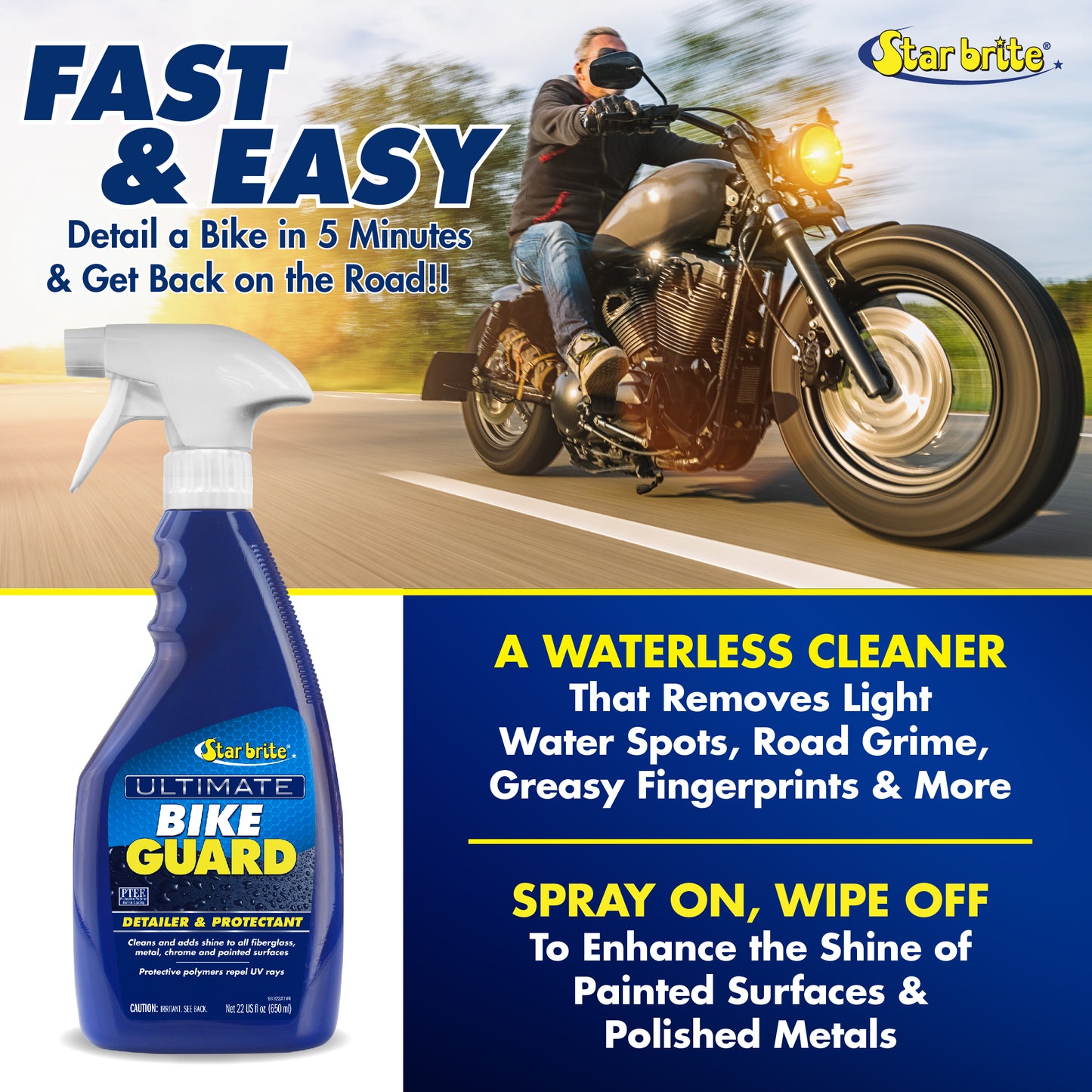 Bike Guard - Motorcycle Detailer & Protectant Spray