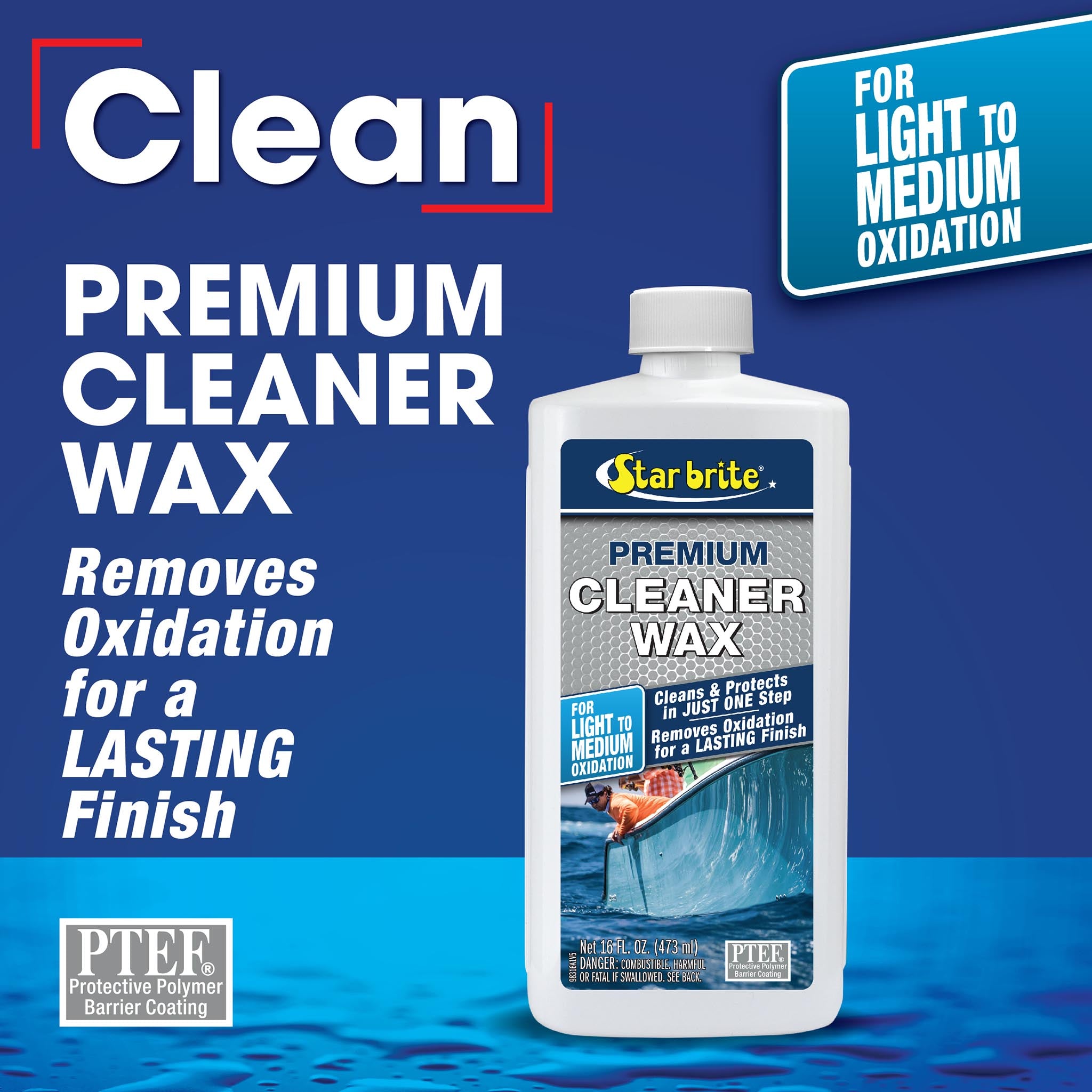 Premium Cleaner Wax - One Step Boat Polish & Oxidation Remover