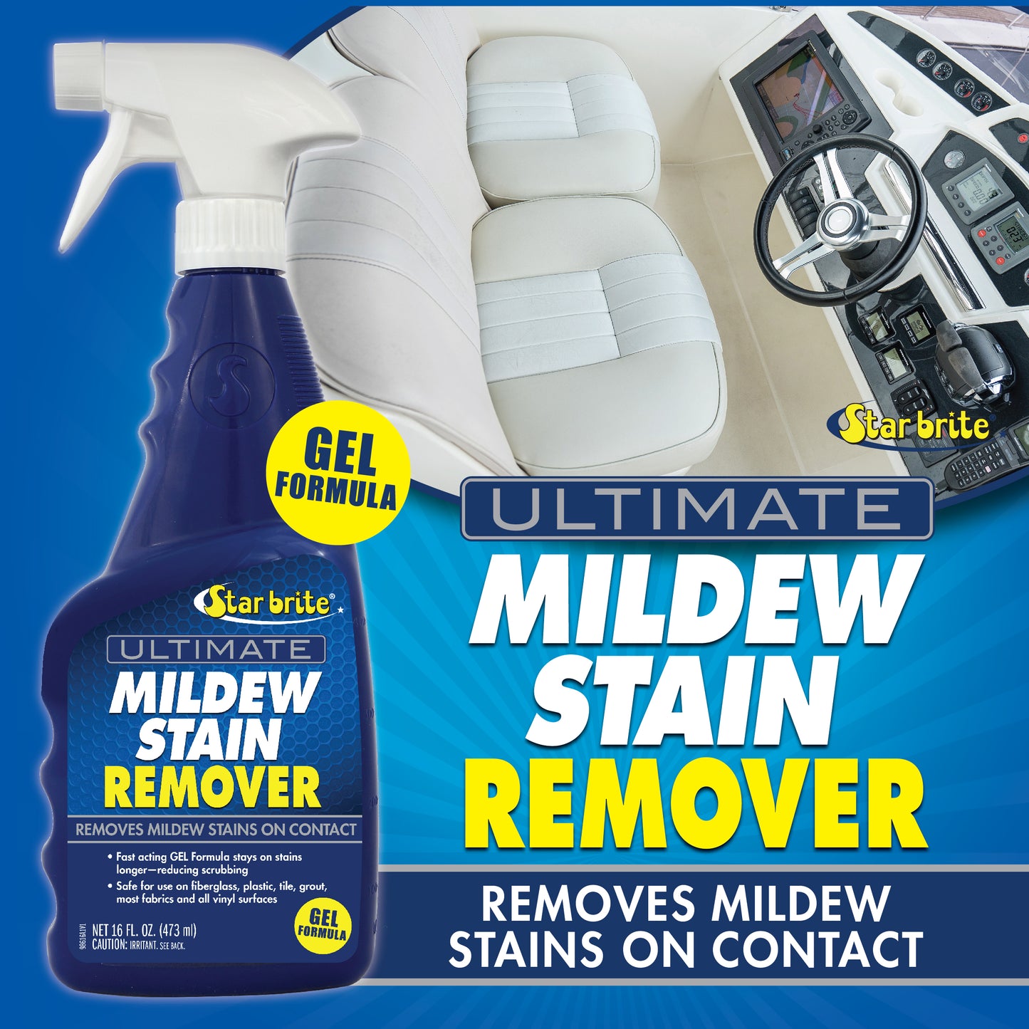 Ultimate Mildew Stain Remover - Fast-Acting Gel Spray