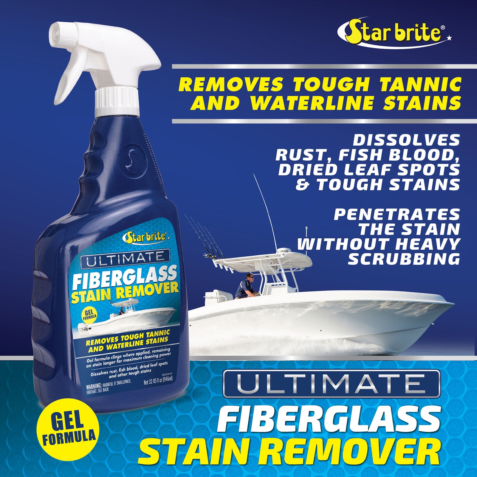 Ultimate Fiberglass Stain Remover