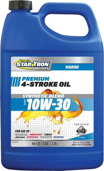 4-Stroke Premium Marine Oil Synthetic Blend SAE 10W-30
