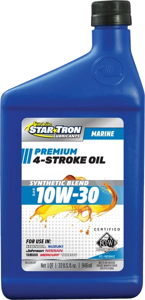 4-Stroke Premium Marine Oil Synthetic Blend SAE 10W-30